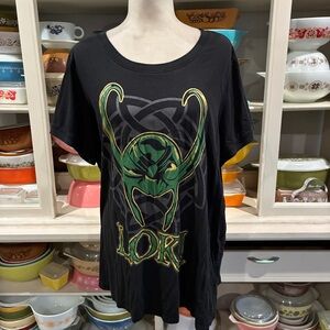 Marvel x Torrid Loki Ringer Top - Size 3X